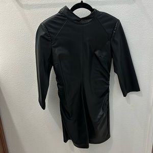 Zara leather dress